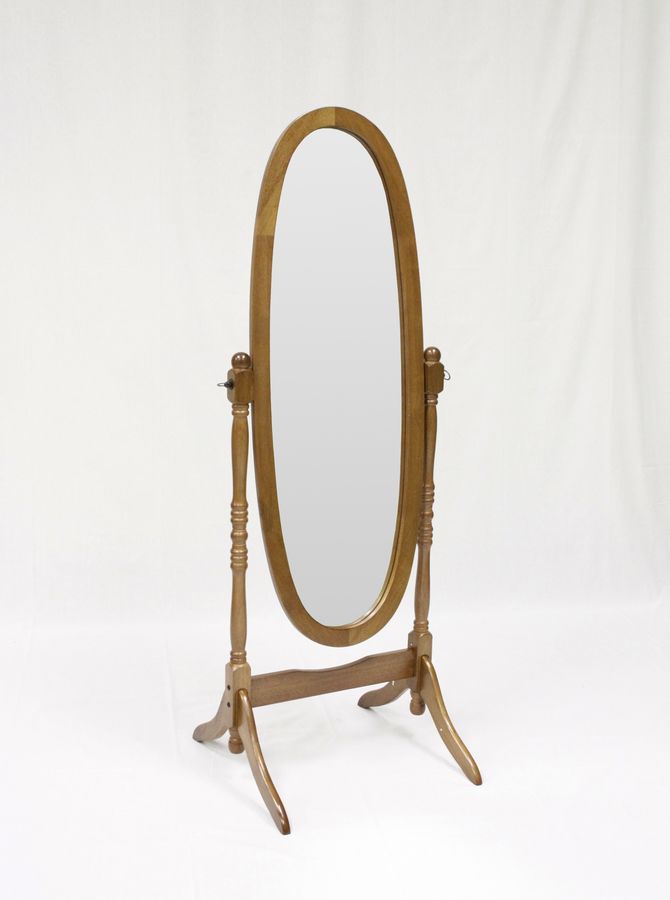 Oak Cheval Mirror