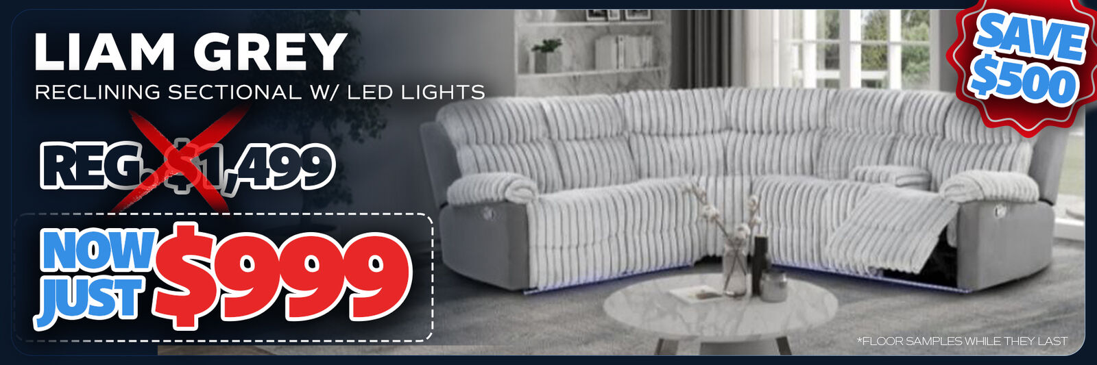 Memorial Day $999 Sectional 
